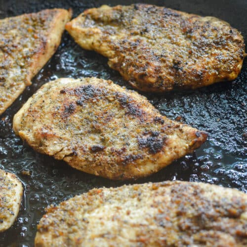 10 Minute Juicy Pan-Fried Chicken